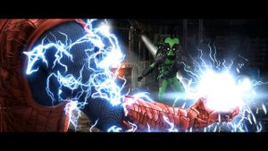 Mortal Kombat XL - Green Lantern Deadpool Predator Costume Mod Performs Intros On Alll Stages Mods