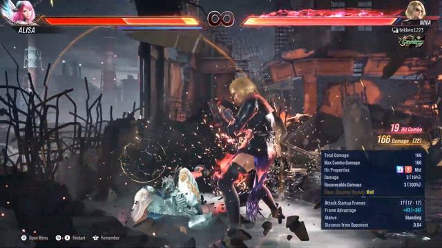 tekken 8 nina death combo 2 смотреть онлайн