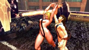 Slingshot Julia  / Sakura vs Slingshot Chun-Li / Nina | Street Fighter x Tekken Battles
