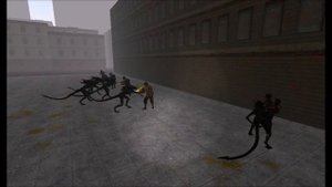 Gmod xenomorph vs WW2 soldiers Garry's Mod