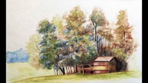 Landscape with Watercolor Pencils - Excerpts