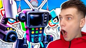 Мутант ТВ пулемет в (toilet tower defense) ROBLOX