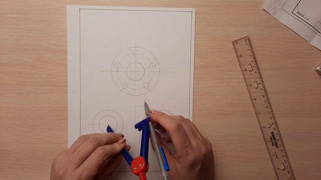 Инженерная графика. Практическое занятие  "Графическая работа 3".