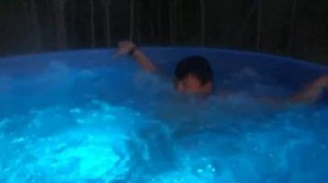 Уличная купель на базе отдыха «Рай в Шалаше». Отдых рядом с СПБ.