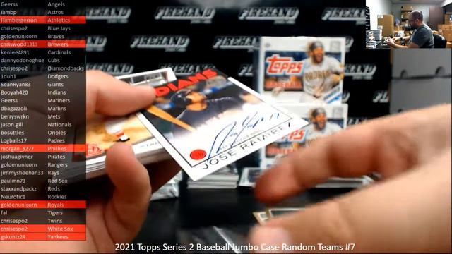 6/25/2021 2021 Topps Series 2 Baseball Jumbo Case Random Teams #7