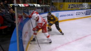 Spartak 0 Severstal 3, 22 February 2019