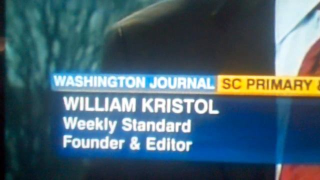 William Kristol Weekly Standard Founder & Editor trashing Dr. Ron Paul 1-17-2012 смотреть онлайн