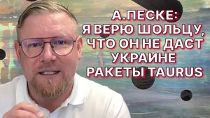 А.ПЕСКЕ: Европейская политическая прослойка сошла с ума