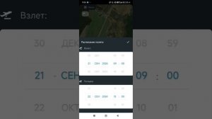 Подача упрощенного плана полета через мобильное приложение Небосвод