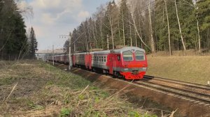 Электропоезд ЭД4М-0395, перегон Софрино - Пушкино