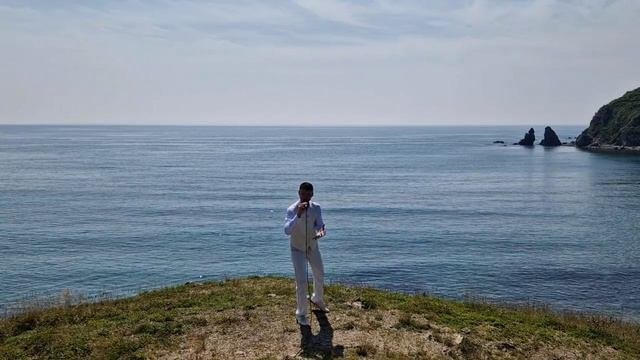 синее море