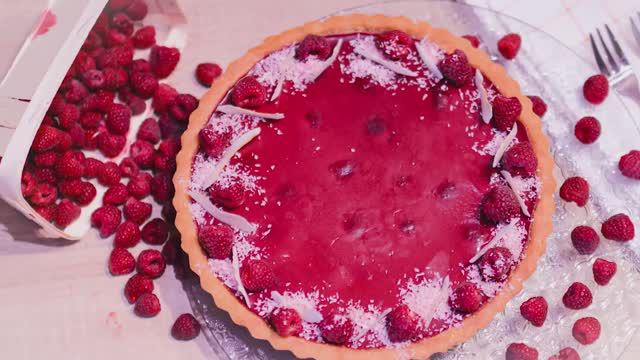 Малиновый тарт без глютена, лактозы, сахара и яиц | Vegan | ВАММОЖНО