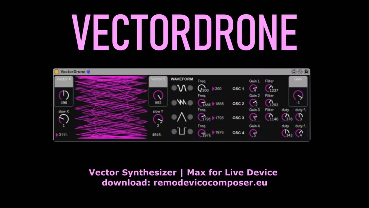 Vector Drone Max for Live Device