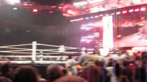 CM Punk suicide dive on Alberto Del Rio, Columbia, SC (11-28-11)