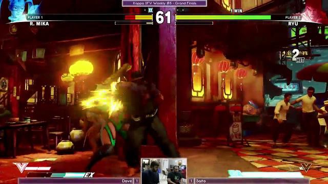 Kappa Street Fighter Weekly #5 - Saito vs Dave - Grand Finals смотреть онлайн
