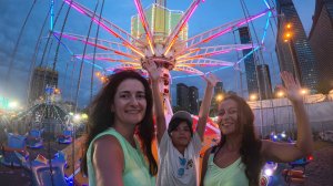 На карусели в Батуми.