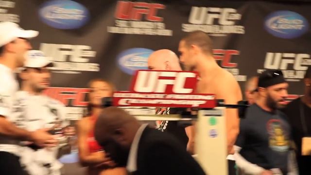 UFC 128 -  Mauricio "Shogun" Rua & Jon "Bones" Jones Weigh in/Staredown