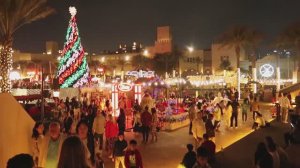 Дубай. Рождество в Madinat souq Jumeirah