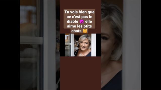 Le Pen et ses chats 🐱 (Clip)