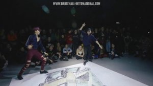 DANCEHALL INTERNATIONAL RUSSIA 2019| 2VS2 FINAL - DINGO & KREKER VS TATAR GYALS (win)