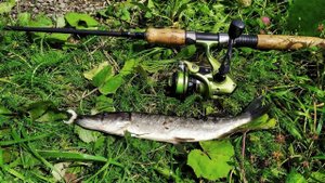 Микро-щука на микро-джиг. Рыбалка в Подмосковье. Джиговая ловля.