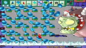 99 Winter Melon vs Army Zombie vs Super Dr Boss in Survival Night | PvZ_Christmas_Mod_2023