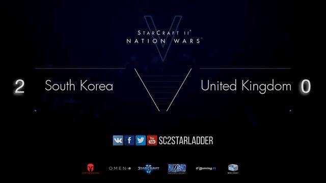 Nation Wars V - Ro16, Группа B, Match 1: Южная Корея - Великобритания