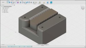 Опция PATTERN во FUSION 360 (Фиксатор Ремня GT2)