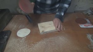 Шлифовальный диск  для болгарки - тест 2