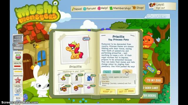 Moshi Monsters - Getting Priscilla смотреть онлайн