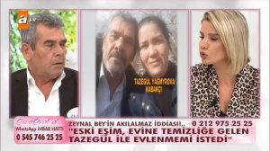 "Zeynal yalan söylüyor, ben onun Tazegül ile evlenmesini istemedim!" - Esra Erol'da 5 Kasım 2020