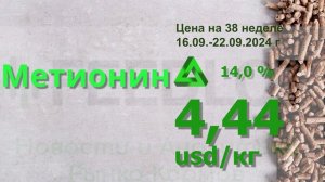 Аналитика цен на аминокислоты и витамины за 38 неделю