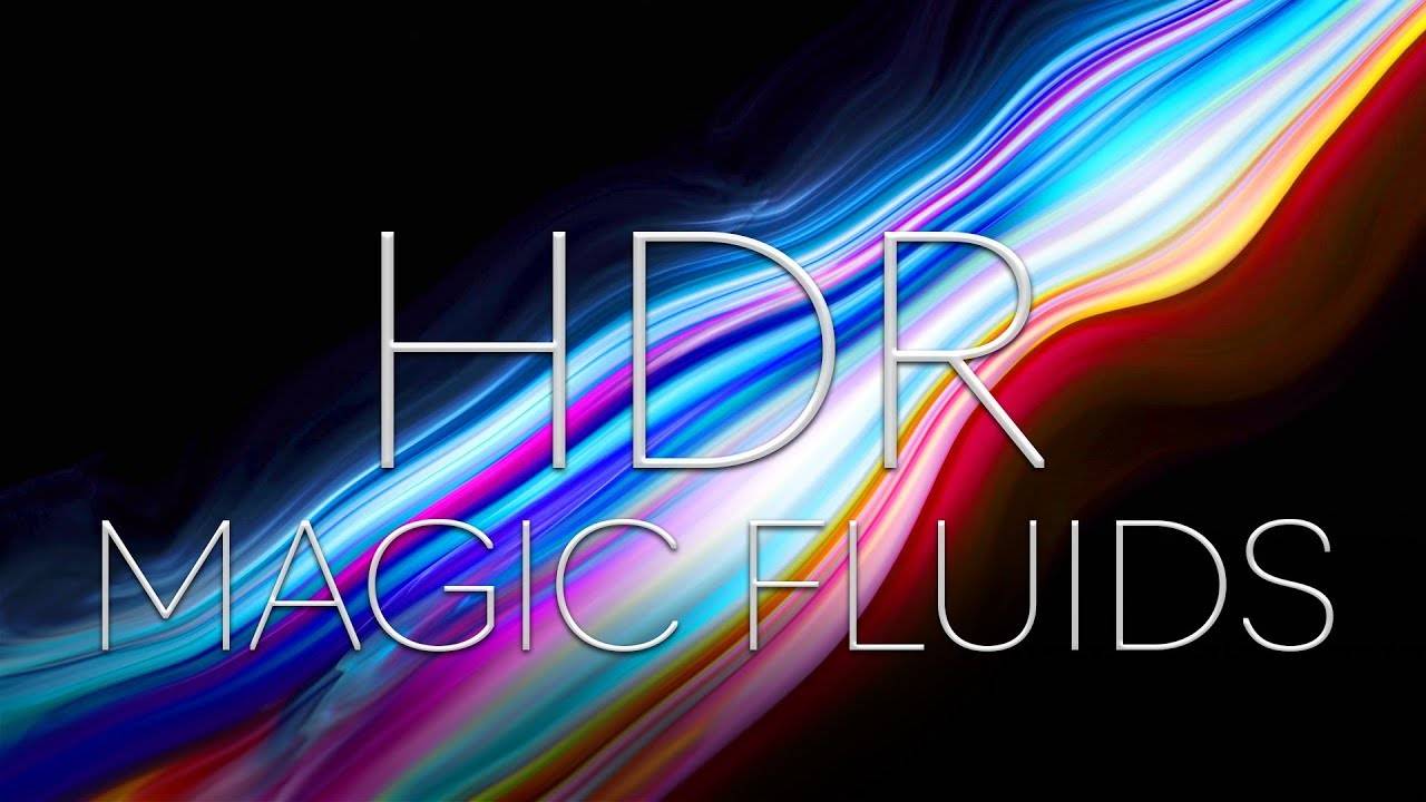 MAGIC FLUIDS HDR   4K MACRO COLORS   HDR VISUALS   FLUID ART