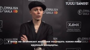 Интервью Вилле Вало для XAMK на Emma Gaala (17/02/2024)