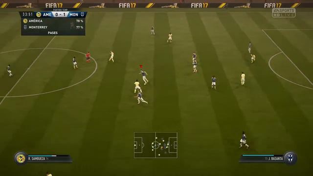 FIFA 17 Dorlan Pabon vs America смотреть онлайн