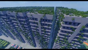 Мои постройки с шейдерами в майнкрафт