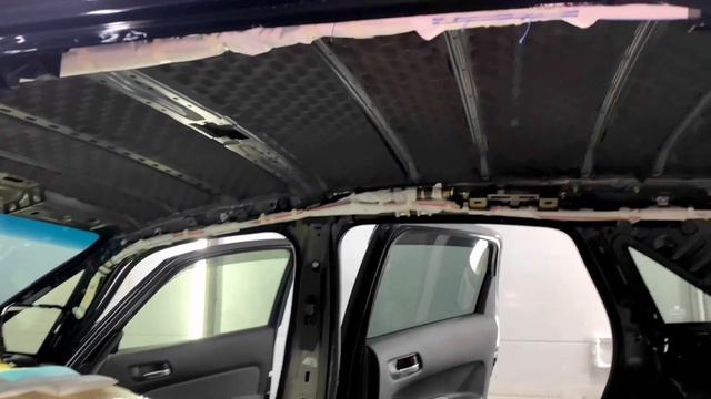 Honda Fit Шумоизоляция и подогрев руля. смотреть онлайн