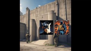 Супергерои планеты. Капитан Америка, Чёрная Вдова и Соколиный глаз помогают Жандармам