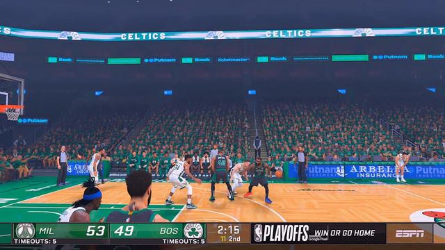 Jayson Tatum Game 7 Takeover! | NBA 2K22 Playoffs Mode | Bucks vs. Celtics смотреть онлайн