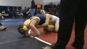 160lbs Erik Lundberg (Sanford) vs Scott Oriley (Seaford)
