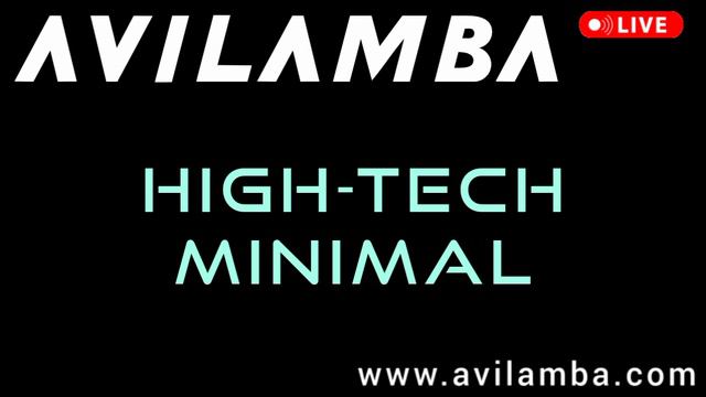 HIGH TECH MINIMAL - AVILAMBA - хай тек минимал техно музыка 2024 2025 - сеты миксы ремиксы диджеев