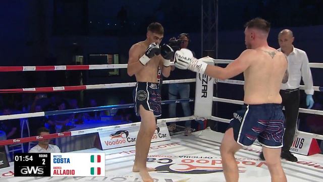 Matteo Costa vs Andrea Alladio (75 kg) | GWS 2 смотреть онлайн