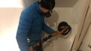 Шлифовка быстро и без пыли. шлифовальная машина жираф