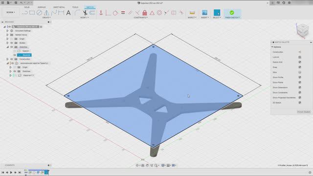 Fusion 360 - Моделирование Каретки Y Для 3д Принтера