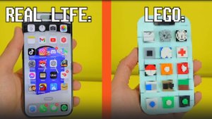 ЛЕГО и ПРЕДМЕТЫ РЕАЛЬНОЙ ЖИЗНИ!