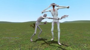 Scp-096 New vs Scp-096 Old (Garry's Mod)