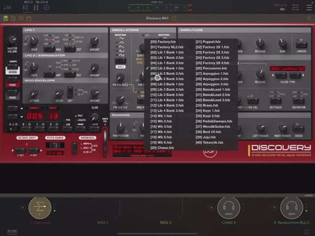 DiscoDSP Discovery Emulator Nord Lead 2 on iPad Review