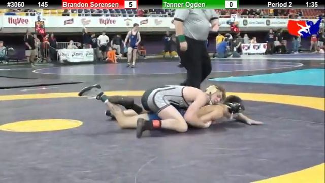 FSN 145: Brandon Sorensen (Cedar valley mat club) vs. Tanner Ogden (Ogden`s Outlaws) смотреть онлайн