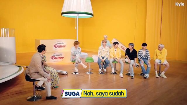 BTS на  Tokopedia  играют в игры - 2 часть  08.2021г (1080p)