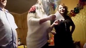 навый год в гостях.